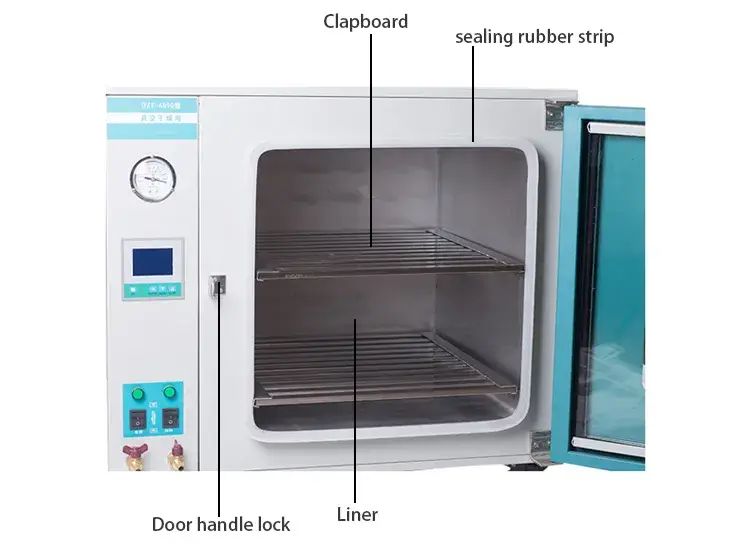 Lò sấy chân không có thiết kế cửa kính chống đạn kép cho hiệu suất cao hình ảnh 14-description