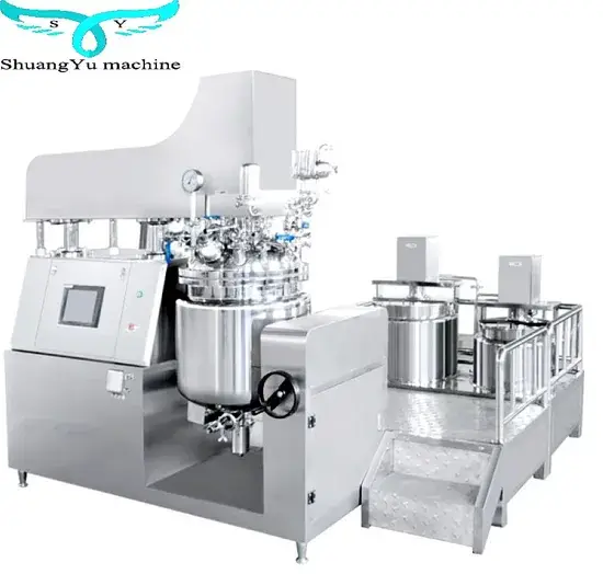 Máy trộn chân không dùng để đồng hóa sản phẩm có độ nhớt cao hình ảnh 1-description