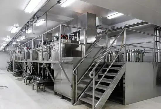 Máy trộn chân không dùng để đồng hóa sản phẩm có độ nhớt cao
