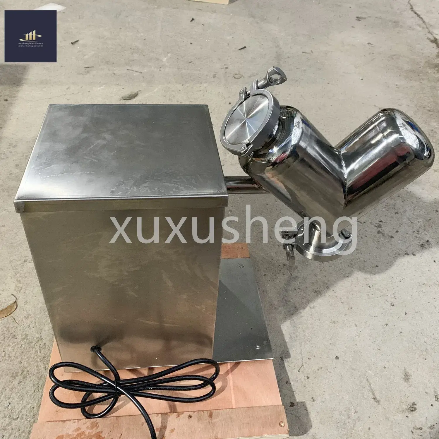 Máy trộn bột khô loại V Blender - Model V, thiết bị trộn gia vị và bột mì Vh-2/Vh-5