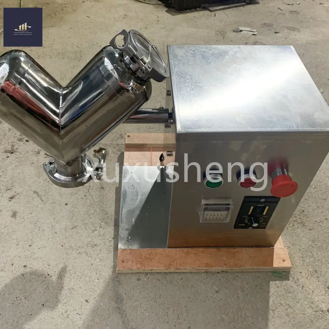 Máy trộn bột khô loại V Blender - Model V, thiết bị trộn gia vị và bột mì Vh-2/Vh-5 hình ảnh 12-description