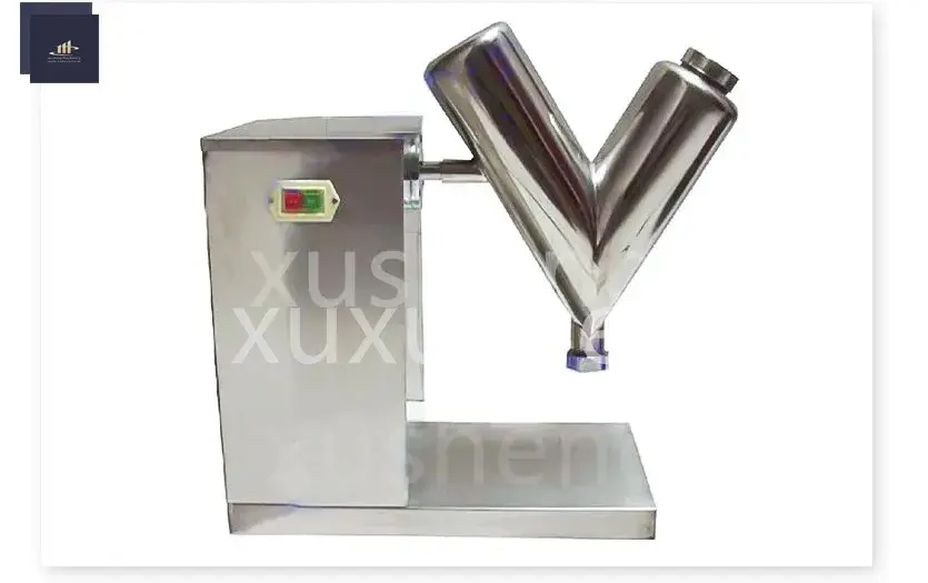 Máy trộn bột khô loại V Blender - Model V, thiết bị trộn gia vị và bột mì Vh-2/Vh-5 hình ảnh 14-description