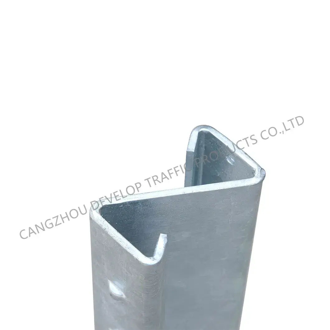 Phân phối rào chắn đường bằng thép mạ kẽm cao cấp, cung cấp cột Z hình ảnh 12-description