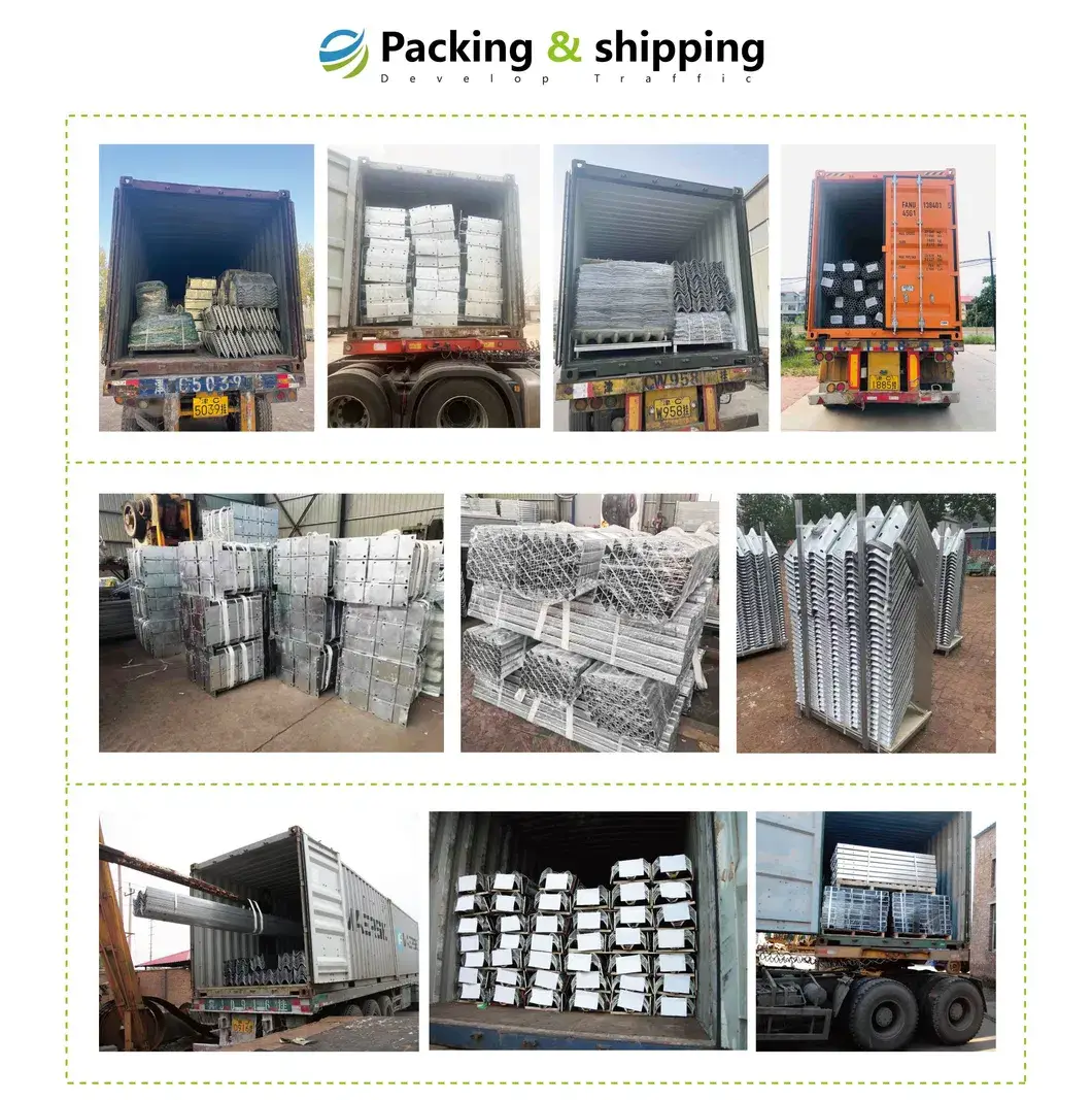 Phân phối rào chắn đường bằng thép mạ kẽm cao cấp, cung cấp cột Z hình ảnh 21-description