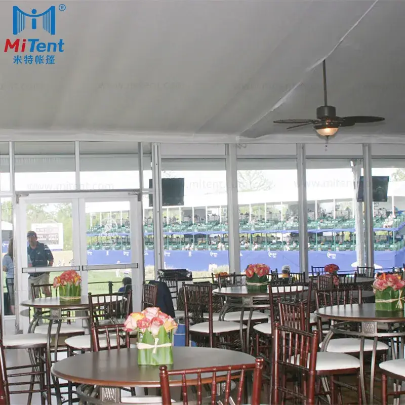 Lều cưới cao cấp với cấu trúc tường kính và lều sự kiện chất lượng