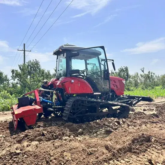 Xe kéo bánh xích dùng cho vườn cây, nông trại, cày ruộng và máy móc nông nghiệp