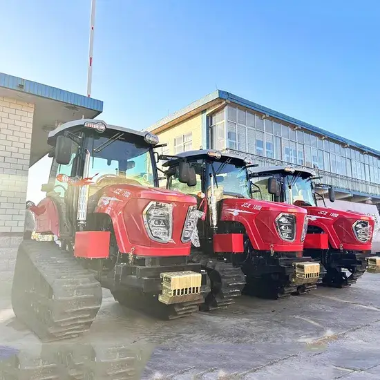 Xe kéo bánh xích dùng cho vườn cây, nông trại, cày ruộng và máy móc nông nghiệp