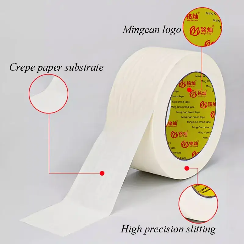 Băng dính sơn trắng tùy chỉnh để sơn, ghi nhãn và thủ công DIY hình ảnh 13-description