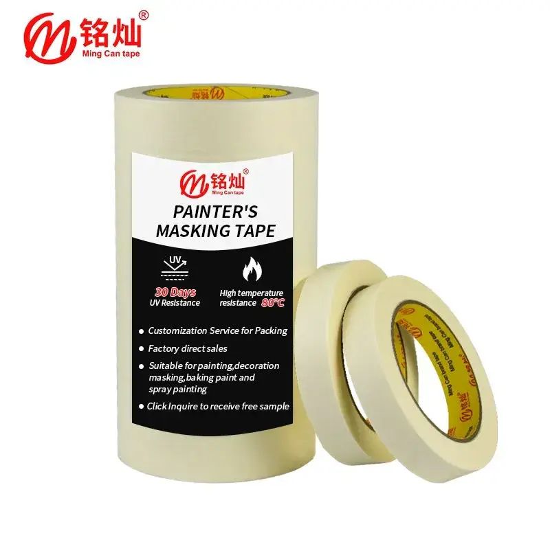 Băng dính sơn trắng tùy chỉnh để sơn, ghi nhãn và thủ công DIY hình ảnh 12-description