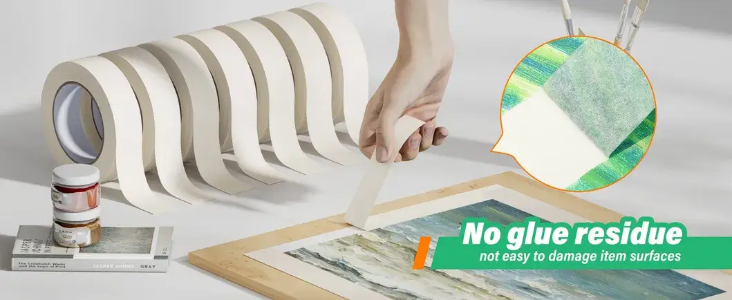 Băng dính sơn trắng tùy chỉnh để sơn, ghi nhãn và thủ công DIY hình ảnh 16-description
