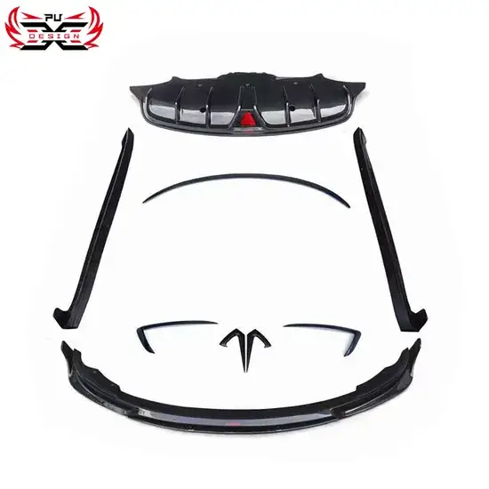 Đại lý cung cấp Cản trước, bệ bên, khuếch tán phía sau cho xe Tesla Model 3