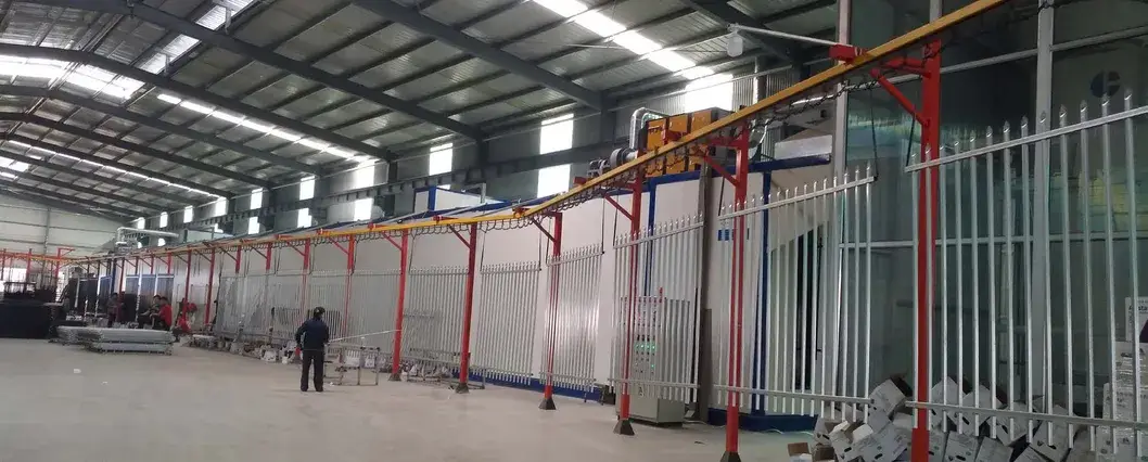 Hàng buôn bán hàng rào vườn thép mạ kẽm cao cấp - Thiết kế kim loại đen 6ftx8FT hình ảnh 28-description