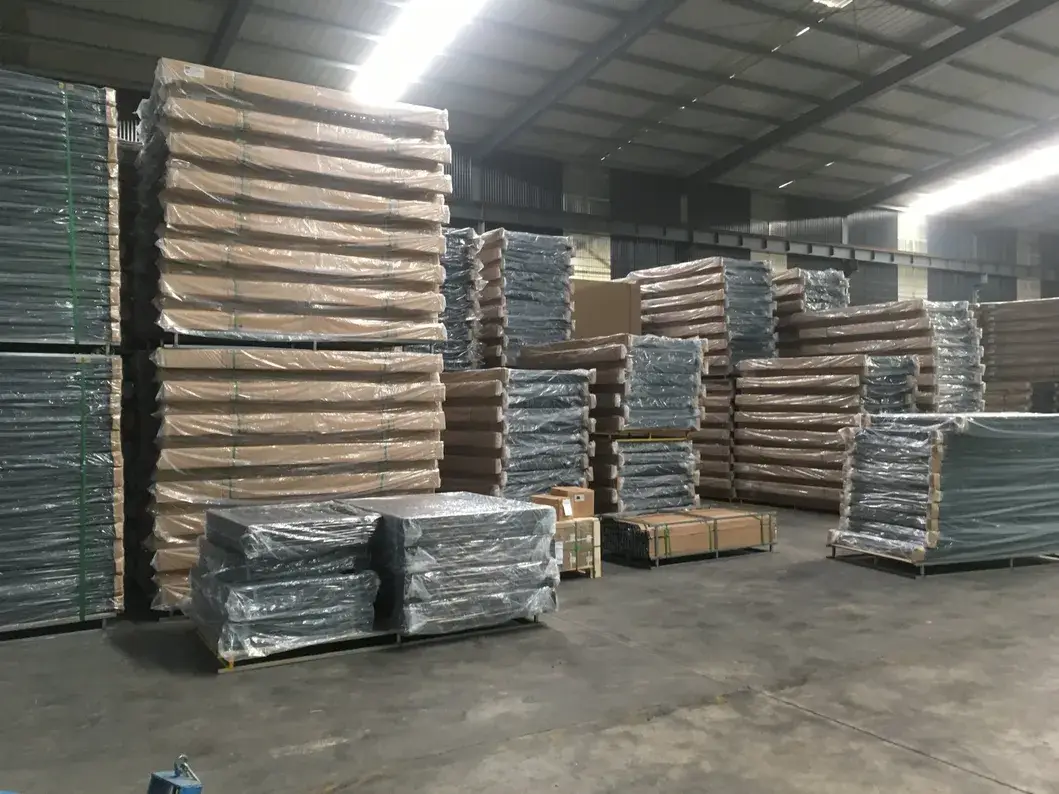 Hàng buôn bán hàng rào vườn thép mạ kẽm cao cấp - Thiết kế kim loại đen 6ftx8FT hình ảnh 31-description