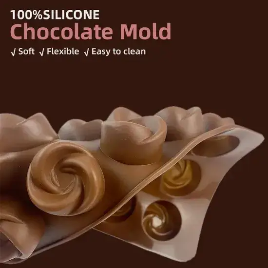 Khay làm khuôn socola Giáng sinh bằng chất liệu silicone an toàn cho thực phẩm BPA - Sản phẩm bán buôn
