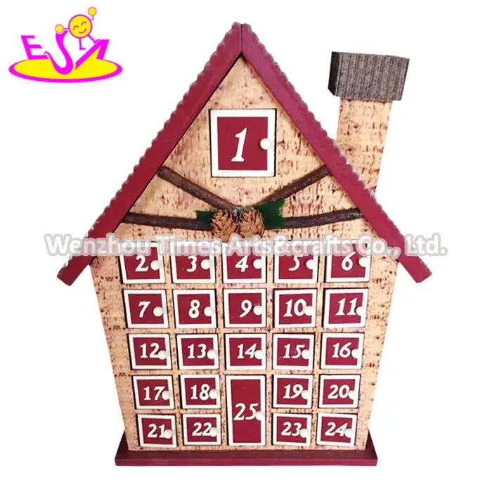 Đồ trang trí Giáng sinh bằng gỗ vui nhộn dành cho trẻ em - Sản phẩm bán buôn chất lượng cao