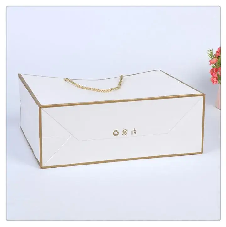 Túi giấy mua sắm kraft độc đáo in sẵn hoặc theo yêu cầu cho bán buôn