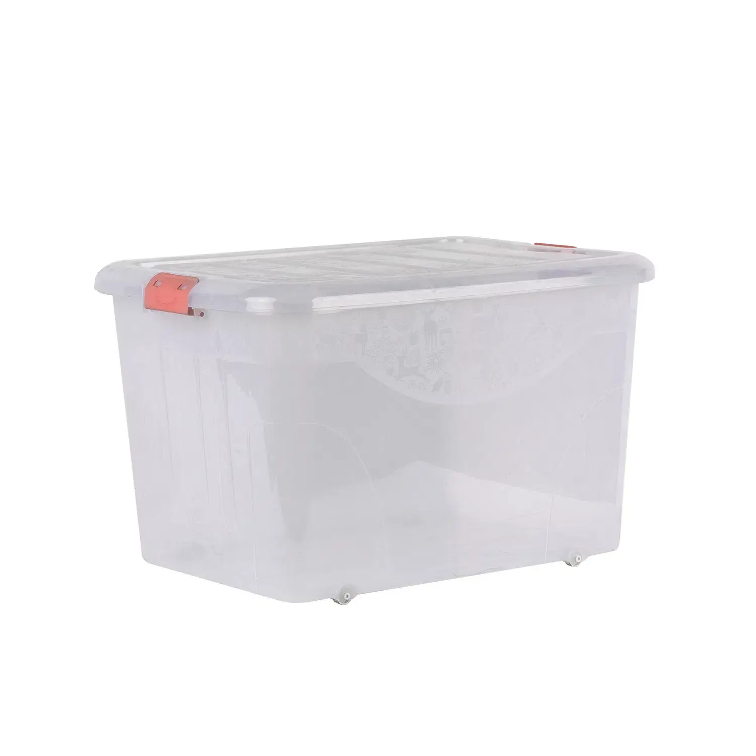 Đại lý bán hộp lưu trữ nhựa trong suốt chất lượng cao có thiết kế nắp và bánh xe cực kỳ đáng tin cậy
