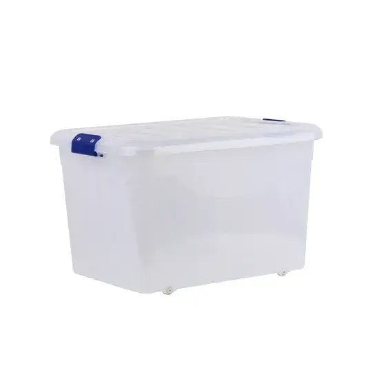 Đại lý bán hộp lưu trữ nhựa trong suốt chất lượng cao có thiết kế nắp và bánh xe cực kỳ đáng tin cậy