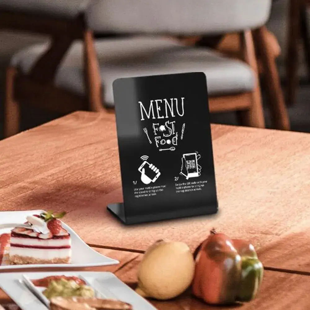 Đánh giá chất lượng giá đỡ bảng menu acrylic sử dụng công nghệ NFC cho ngành nhà hàng hình ảnh 15-description