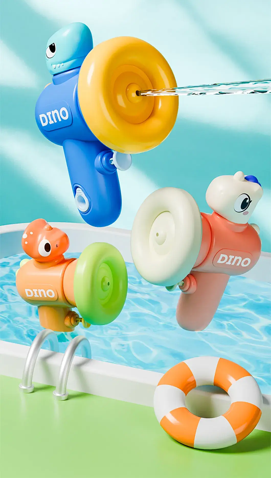 Súng nước hình thú nhựa dành cho bé ngoại trời, món quà ý nghĩa cho trẻ nhỏ hình ảnh 14-description
