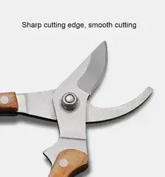 Dụng cụ cắt tỉa vườn bằng thép không gỉ - Chất lượng tốt, tay cầm gỗ, giá sỉ