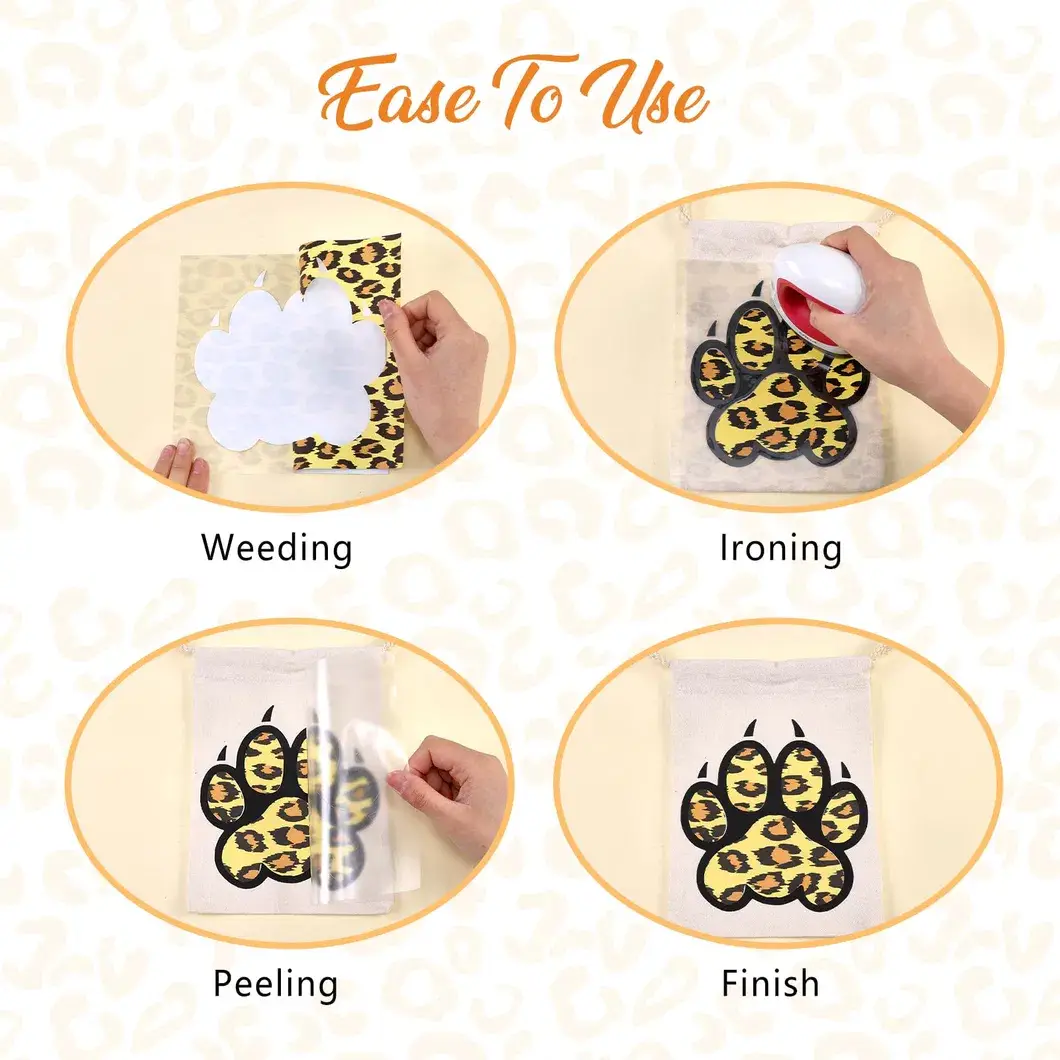 Vải in họa tiết da báo, ngụy trang, kẻ sọc và động vật - Sản phẩm sỉ chất lượng cao Htv Vinyl hình ảnh 15-description