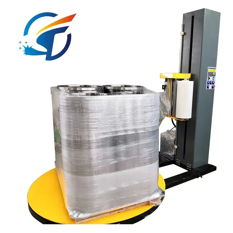 Máy cuốn và đóng đai phim co giãn carton điện: Giải pháp hoàn hảo cho đóng gói sản phẩm hình ảnh 13-description