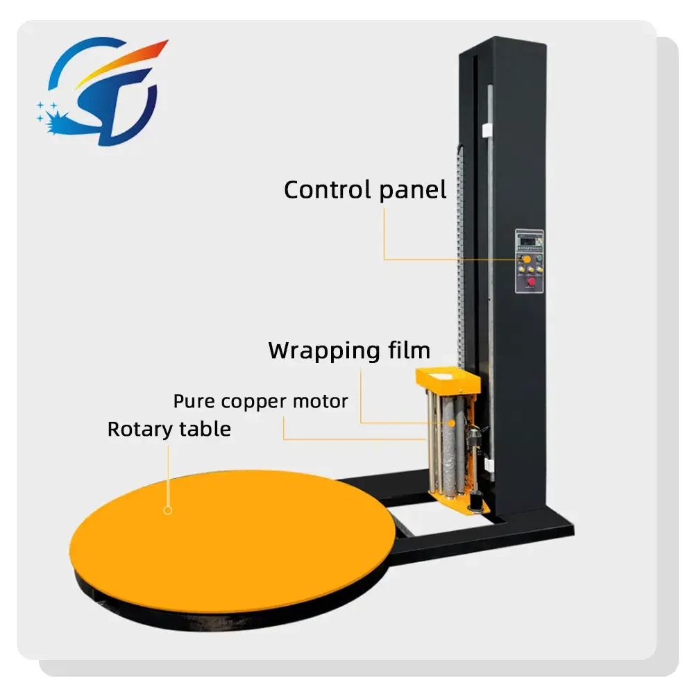 Máy cuốn và đóng đai phim co giãn carton điện: Giải pháp hoàn hảo cho đóng gói sản phẩm hình ảnh 12-description