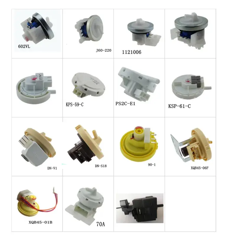 Cảm biến áp suất điện tử WL-86B đạt tiêu chuẩn RoHS, phù hợp với máy giặt cửa trên của hãng Toshiba hình ảnh 12-description