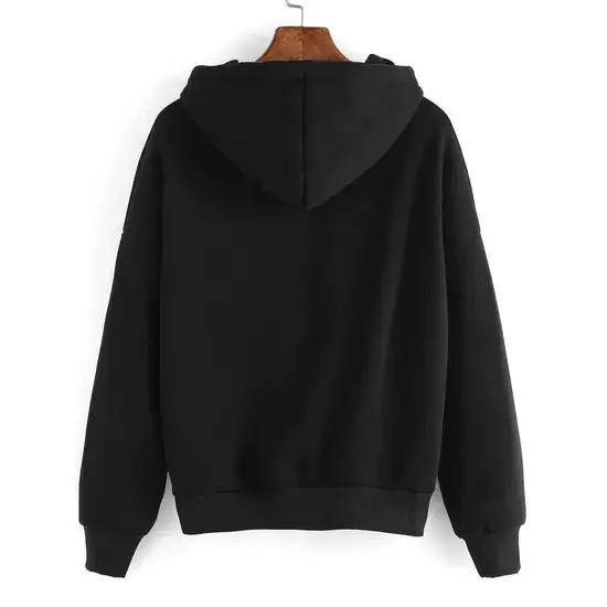 Áo pullover tay dài in hình trái tim cho nữ - Sự lựa chọn cho mùa xuân, thu và đông, có sẵn trong các size lớn