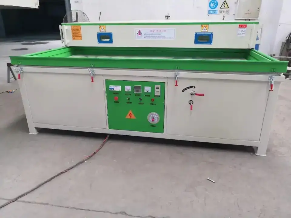 Máy ép màng chân không từ nhà cung cấp uy tín
Thiết bị sản xuất đồ gỗ chân không, máy tạo hình và dán PVC