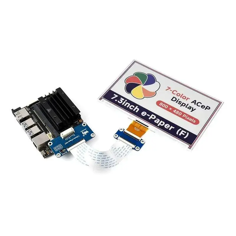 Màn Hình E-Paper E-Ink 7.3inch 800X480 Điểm ảnh, Giao tiếp Spi Tương thích với Mcus 3.3V/5V