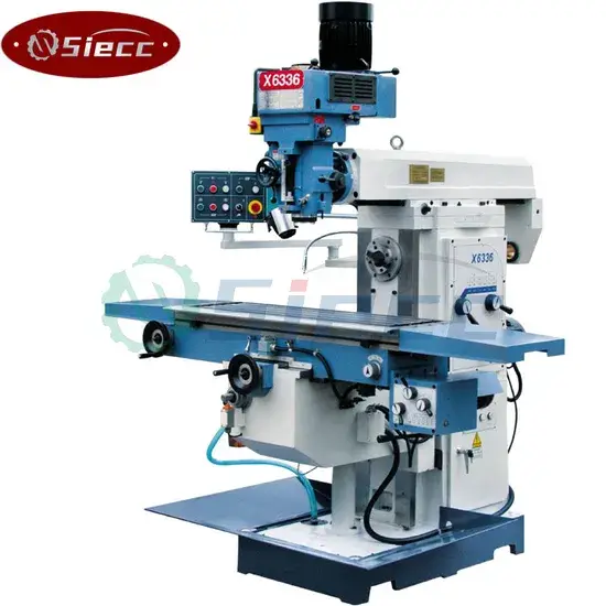 Máy phay đa năng X6336 XL6336cl: Mở rộng khả năng phay đứng và ngang