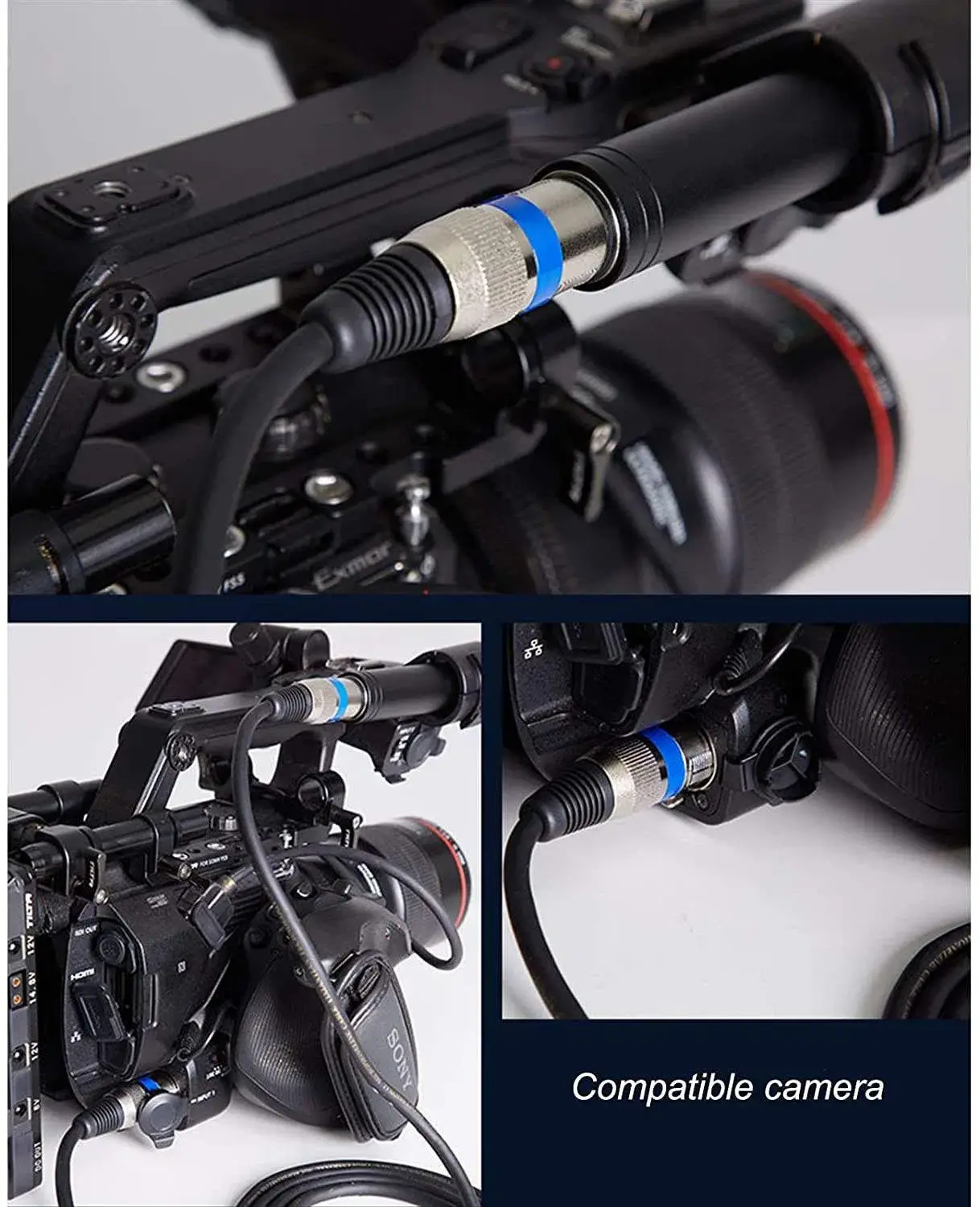 Cáp XLR chất lượng cao, tương thích với Microphone, Loa, Mixer và Thiết bị Âm thanh