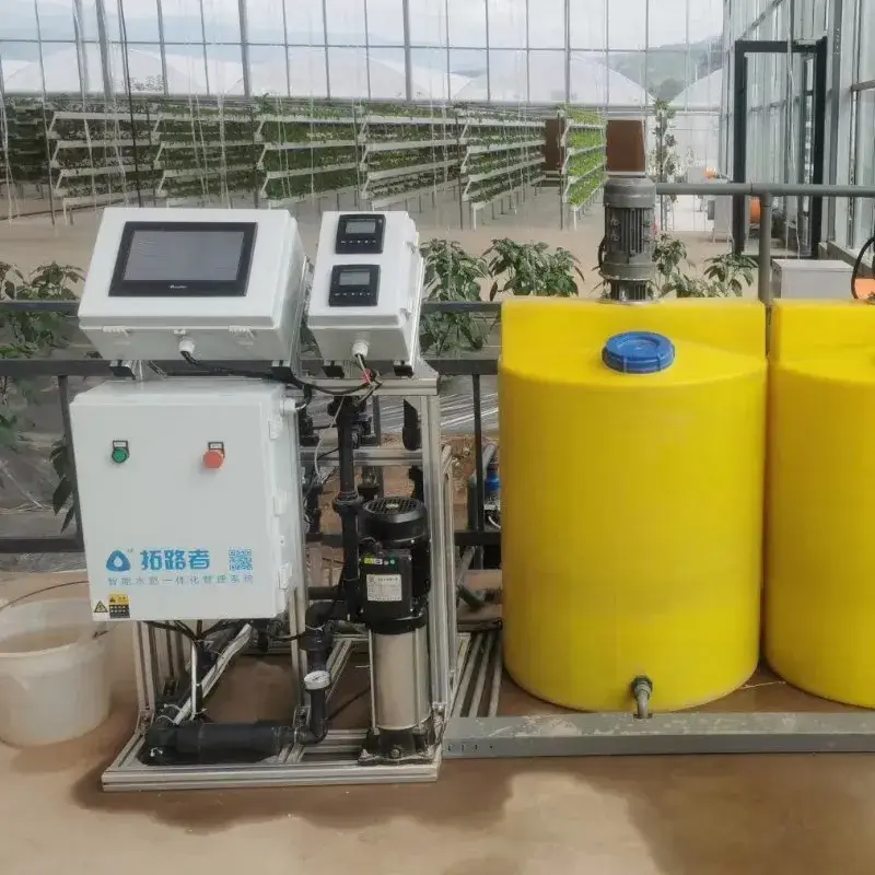 Ứng dụng thiết bị phân bón tự động Xinhe trong việc quản lý nhà kính thành công