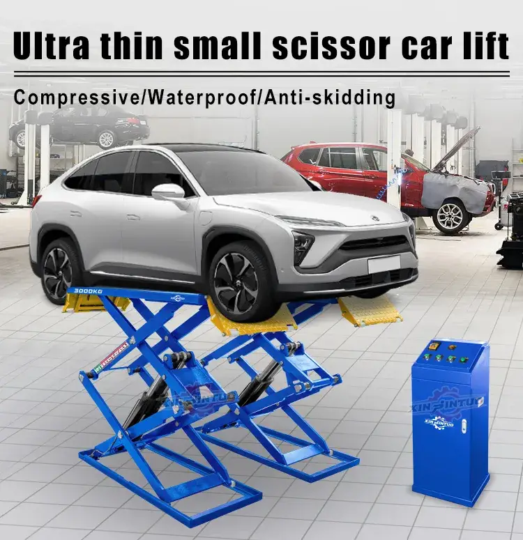 Thang nâng kéo Xinjintuo 4000kg 1.8m với chứng chỉ CE và cấu trúc siêu mỏng hình ảnh 12-description