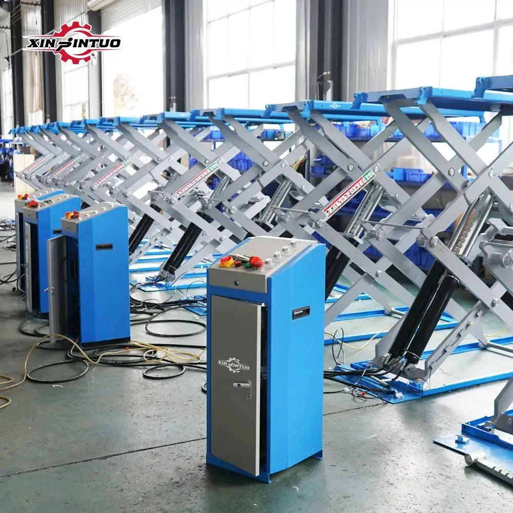 Thang nâng kéo Xinjintuo 4000kg 1.8m với chứng chỉ CE và cấu trúc siêu mỏng