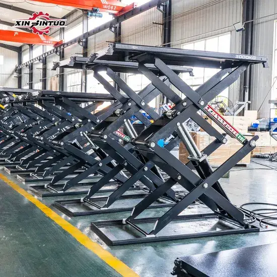 Thang nâng kéo Xinjintuo 4000kg 1.8m với chứng chỉ CE và cấu trúc siêu mỏng