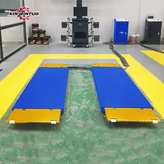 Thang nâng kéo Xinjintuo 4000kg 1.8m với chứng chỉ CE và cấu trúc siêu mỏng