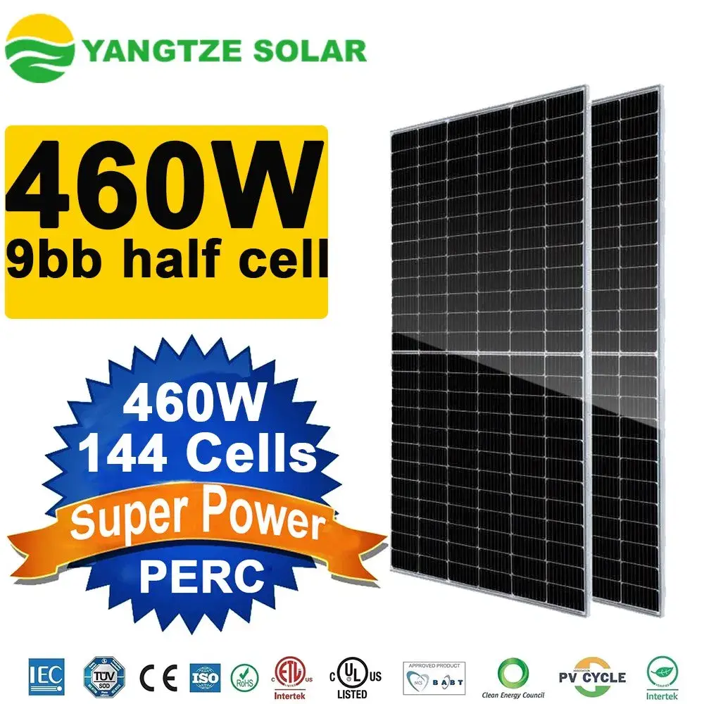 Bảng Pin Năng Lượng Mặt Trời Yangtze 2021 144cell - Công Suất 440-470W