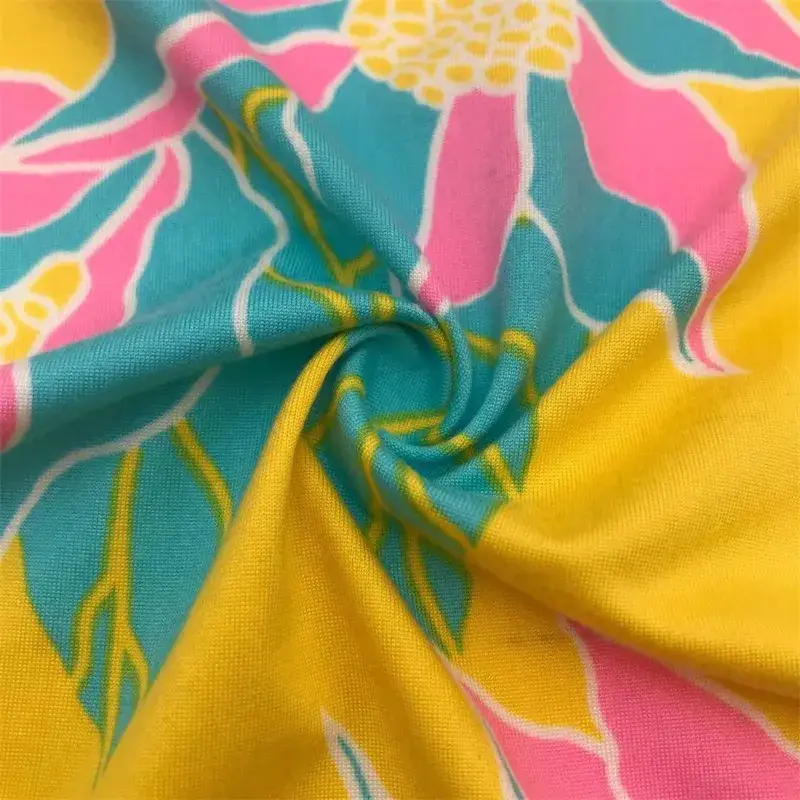 Vải in Yummy Peach Skin DTY Poly Spandex - Sản phẩm chất lượng từ Yigao Textile