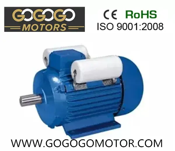Động cơ điện một pha vỏ gang hoặc nhôm với bộ điều khiển tụ điện kép Yl