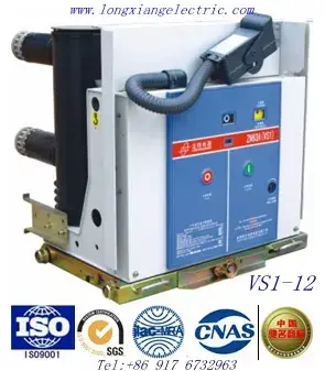 Công tắc máy cắt chân không ZN63A-12: Chứng nhận ISO9001-2000, phù hợp cho môi trường trong nhà