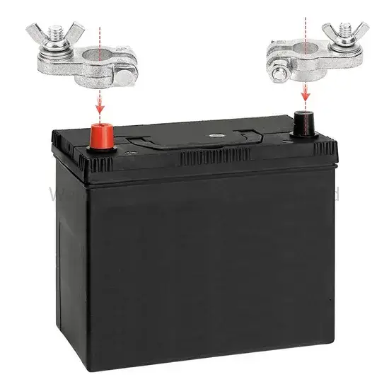Đầu cực ắc quy ô tô hợp kim kẽm với đầu nối đai ốc cánh - Sản phẩm chất lượng