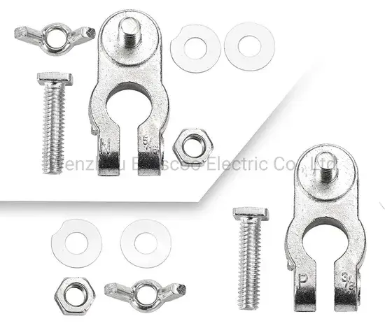 Đầu cực ắc quy ô tô hợp kim kẽm với đầu nối đai ốc cánh - Sản phẩm chất lượng