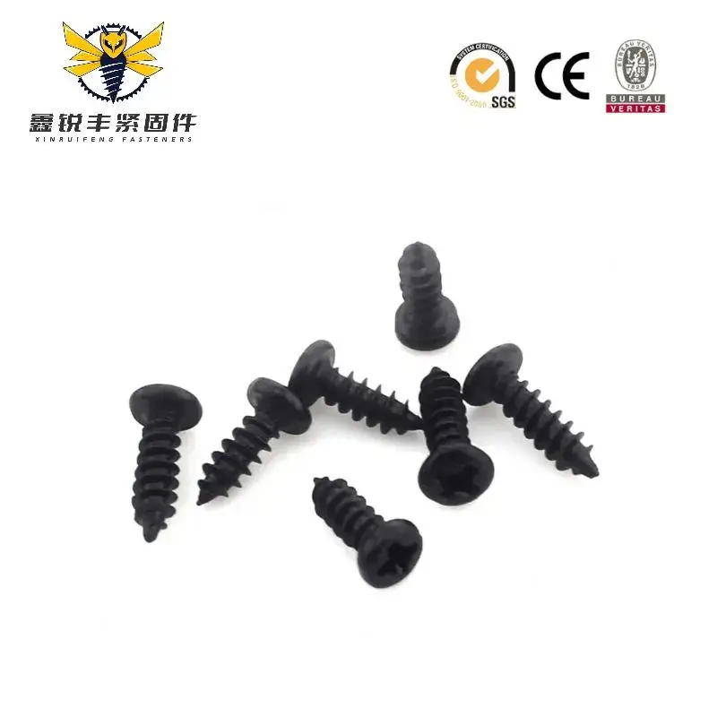 Vít tự khoan đầu phẳng bằng thép carbon mạ kẽm và rãnh chữ thập Ab, làm từ thép không gỉ 304 316
