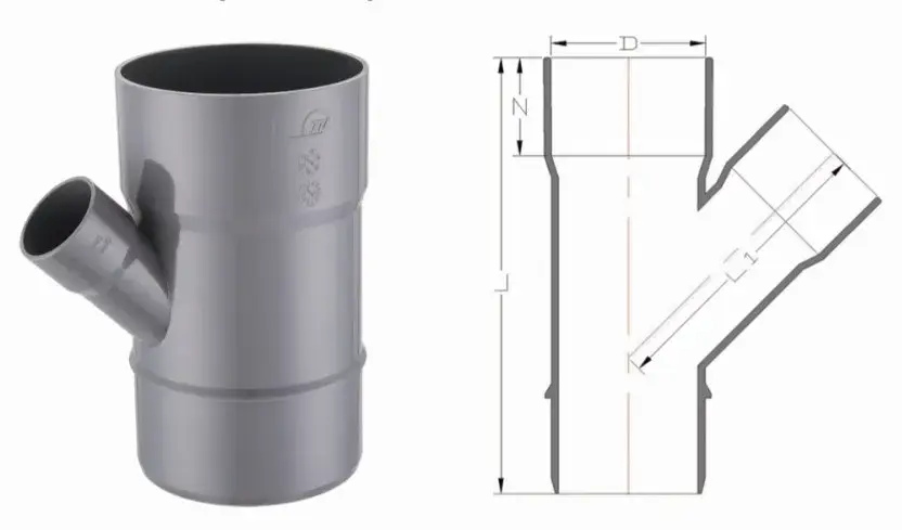 Kích thước Ống từ 20mm đến 400mm cho Khuỷu tay Pn16 UPVC 90 độ theo Tiêu chuẩn