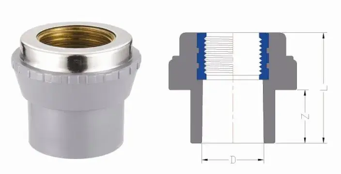 Kích thước Ống từ 20mm đến 400mm cho Khuỷu tay Pn16 UPVC 90 độ theo Tiêu chuẩn