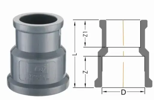 Kích thước Ống từ 20mm đến 400mm cho Khuỷu tay Pn16 UPVC 90 độ theo Tiêu chuẩn
