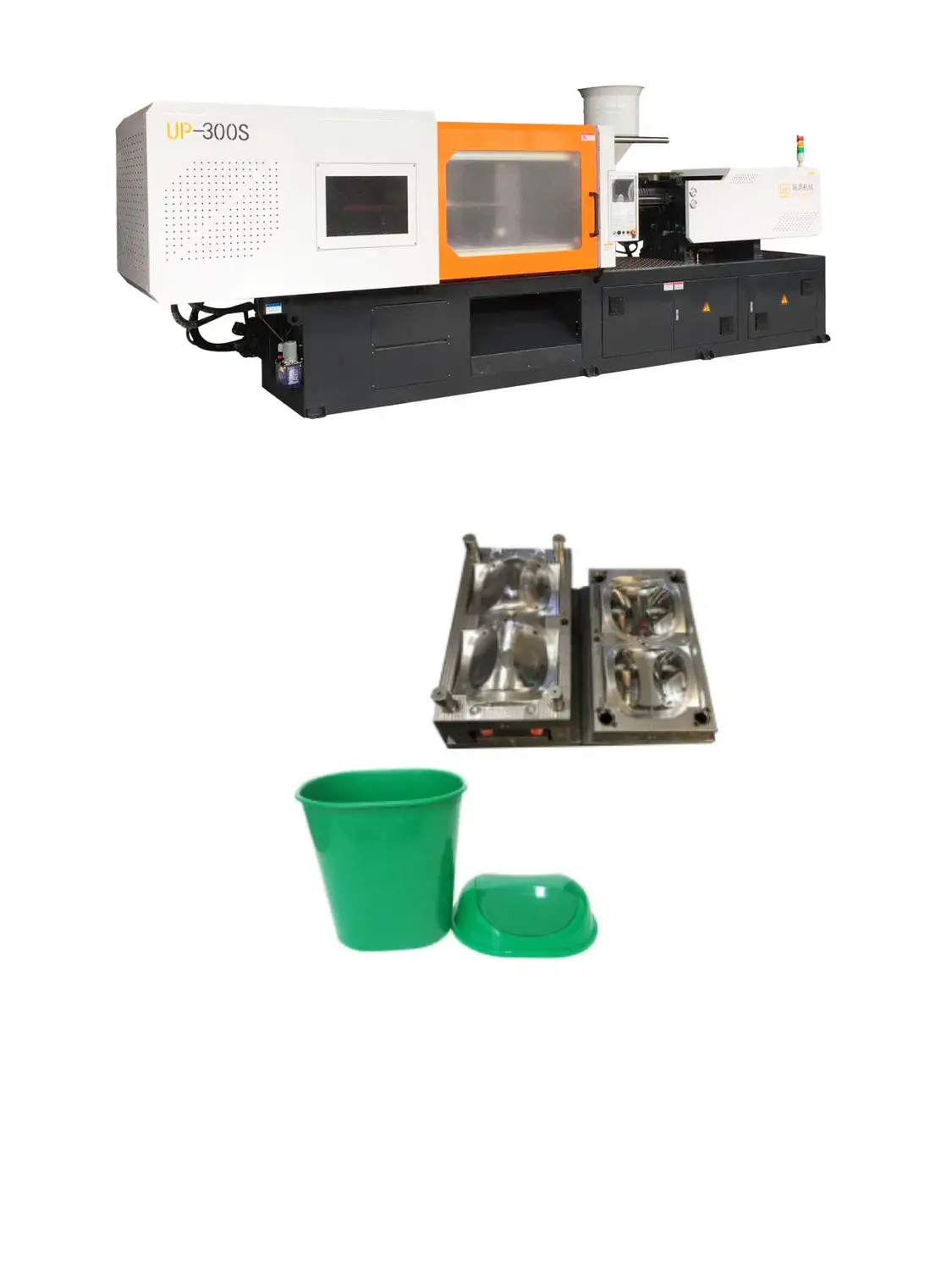 Máy ép nhựa có công suất cao với 16MPa áp suất hệ thống - up-300